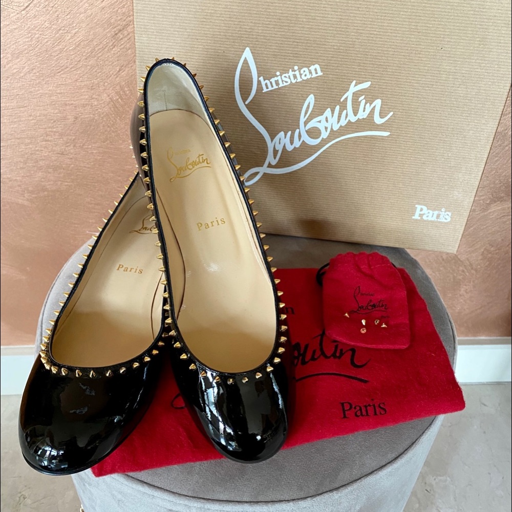 CHRISTIAN LOUBOUTIN TRELILIANE 30 Patent Pumps